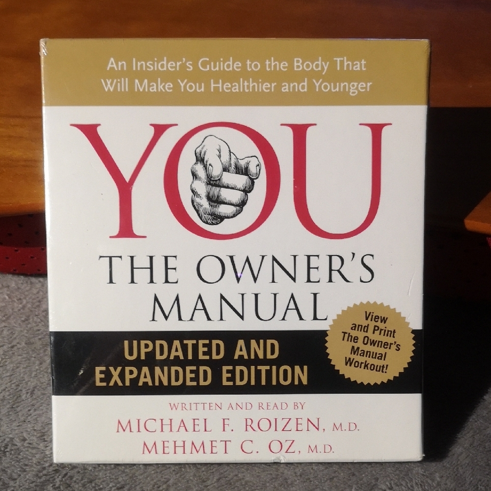 You: The Owner's Manual Updated & Expanded Edition, 8hrs 7 CDs, Sealed Health